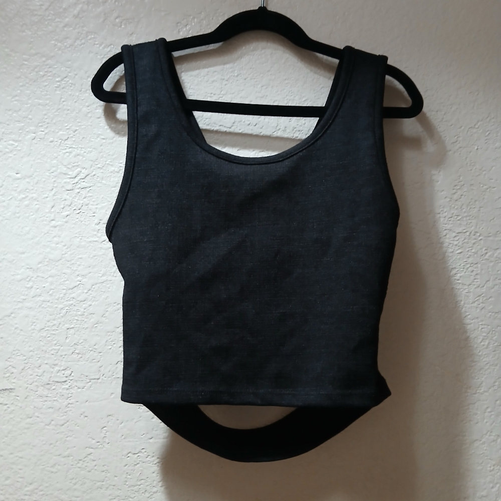 Roxy Black Crop Top